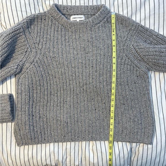 James Street Chunky Lowe Pullover Marled Silver - Picture 6 of 9
